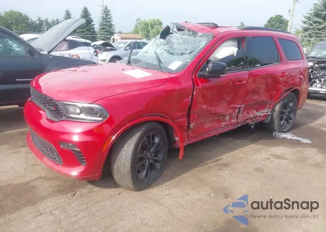2021 Dodge Durango Gt Plus Awd z USA, uszkodzony, nr VIN 1C4RDJDG9MC683815
